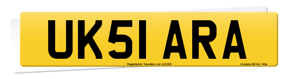 Registration number UK51 ARA